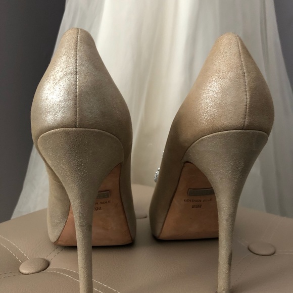 size 9.5 badgley mischka high heels - Picture 4 of 5